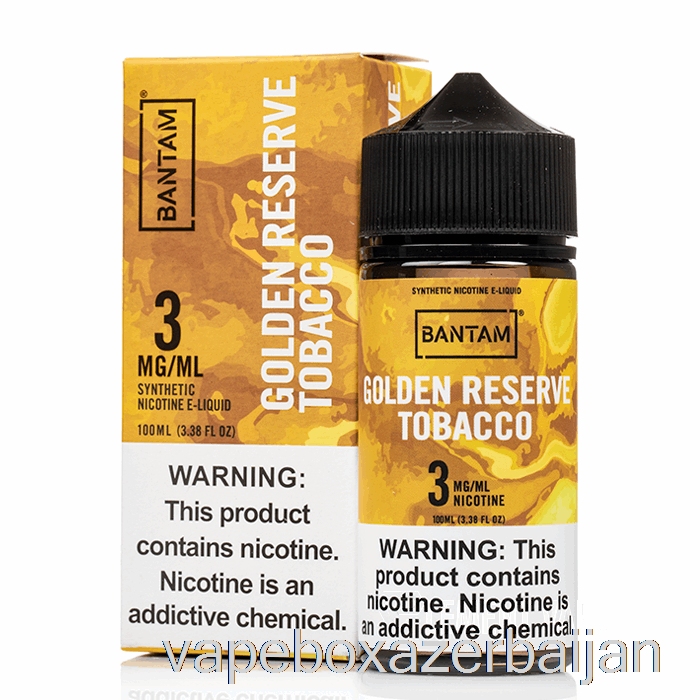 Vape Azerbaijan Golden Reserve Tobacco - Bantam Vape - 100mL 0mg